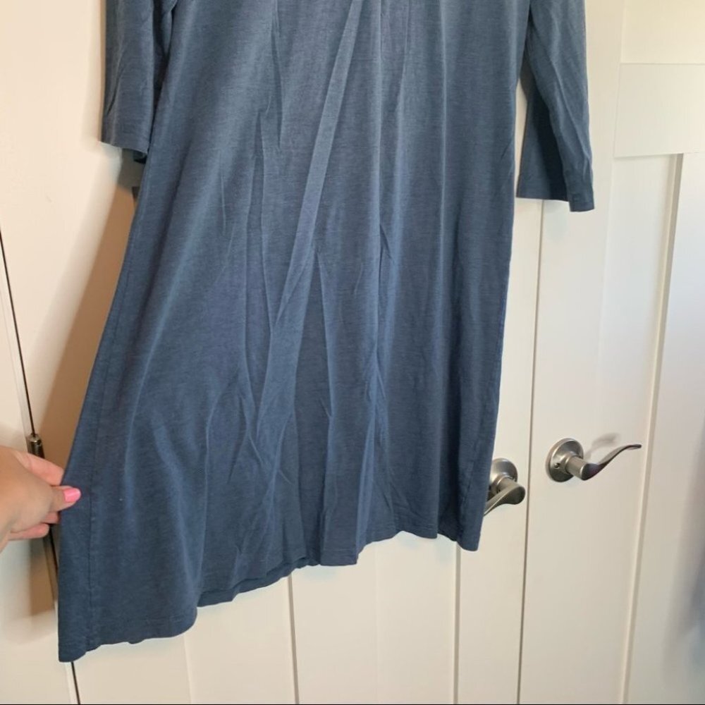 Garnet Hill Blue Dress Size Small - Picture 4 of 11